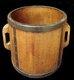 Japan: A traditional bucket-shaped rice measure or itto masu